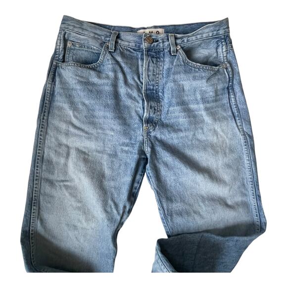 AMO Loverboy Wanderer Jeans High Rise Raw Hem Size 31 $290 - Picture 2 of 13